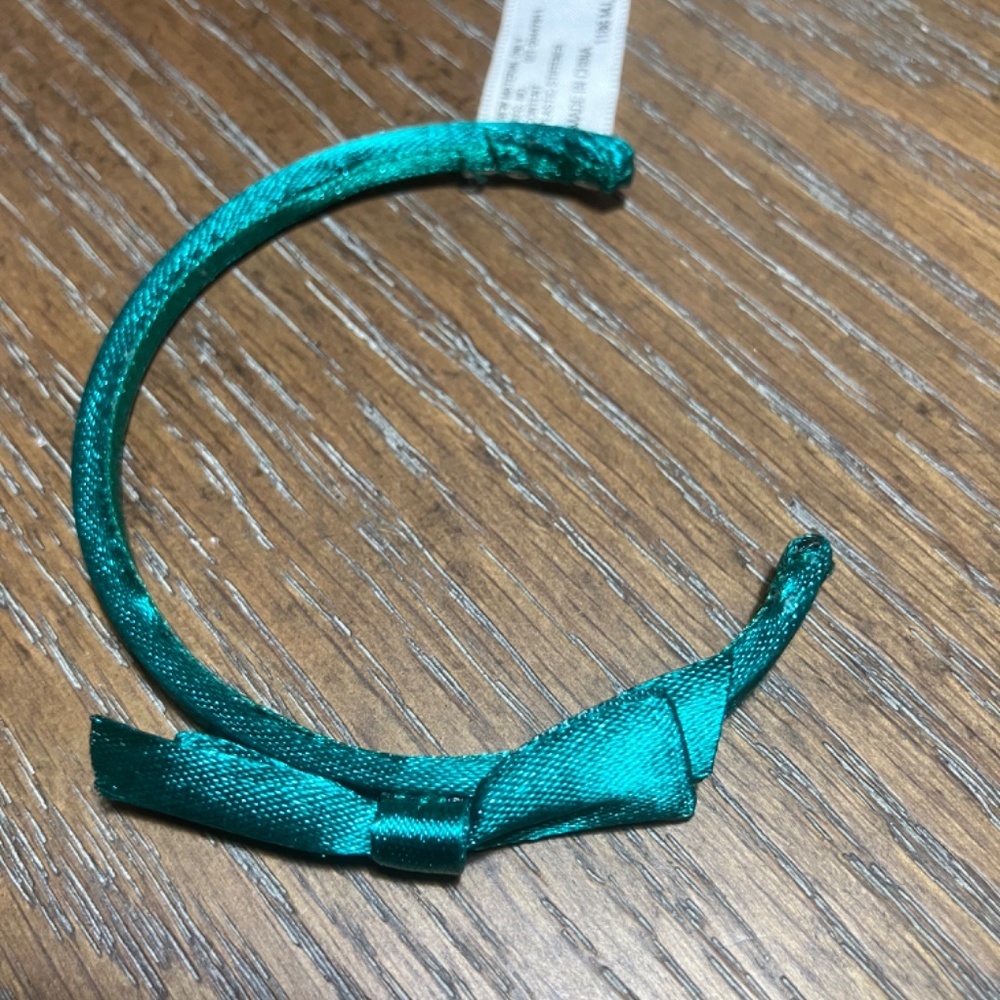 American Girl 2015 Green Bow Headband for 18" Doll
